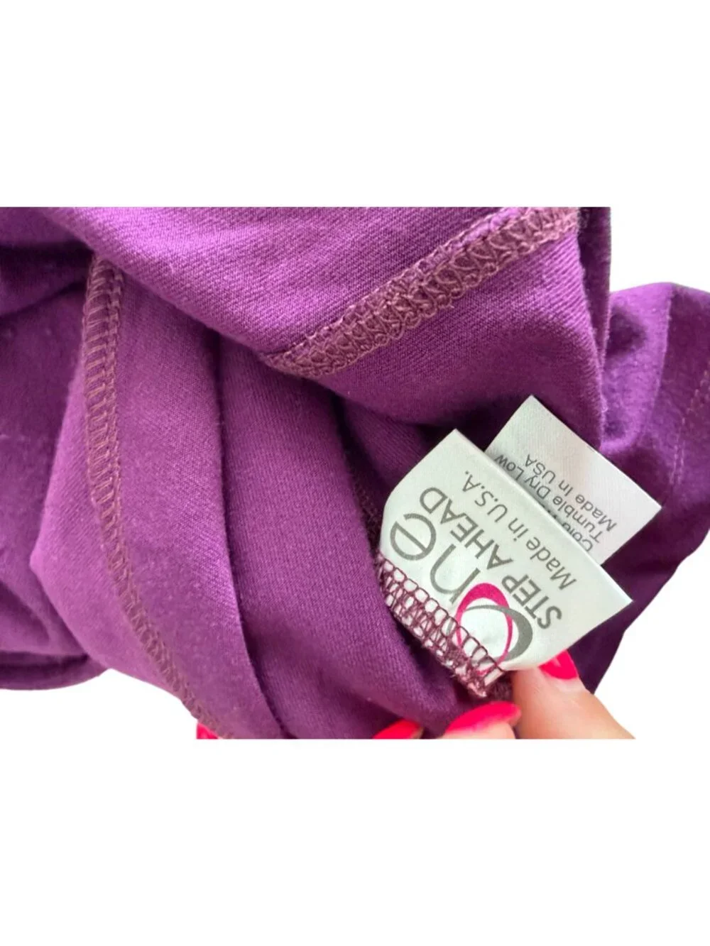 CANYON RANCH Purple Zip Track Jacket Size Small